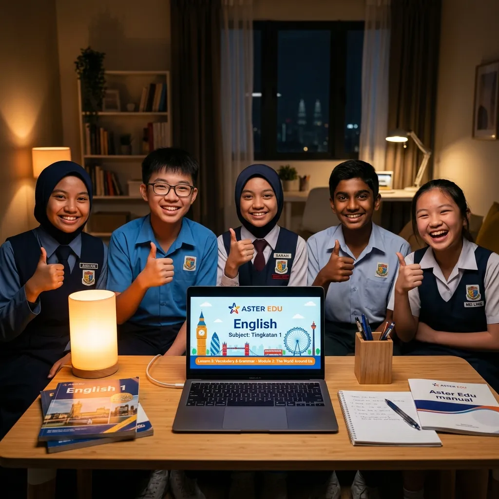 Belajar Online Bahasa Inggeris Tingkatan 1 — Panduan Lengkap UASA