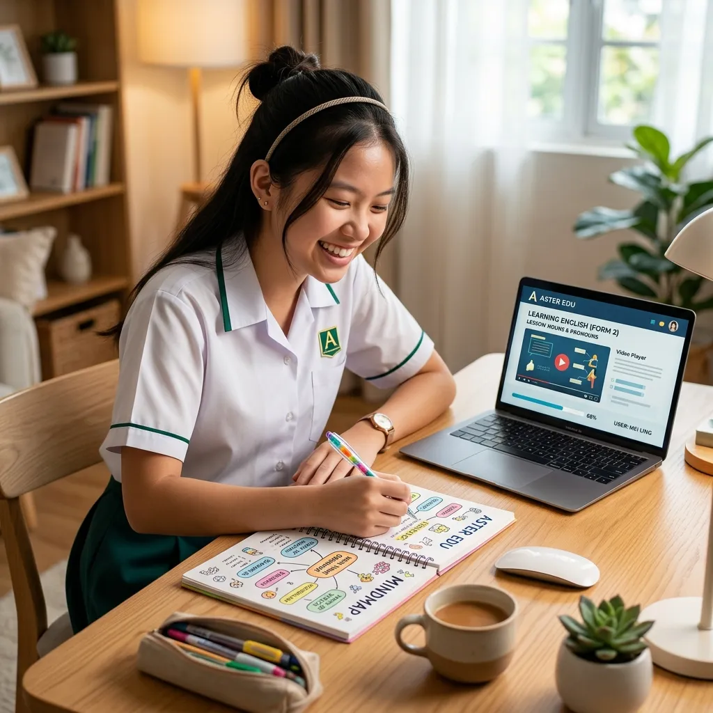 Belajar Online Bahasa Inggeris Tingkatan 2 — Panduan Lengkap UASA