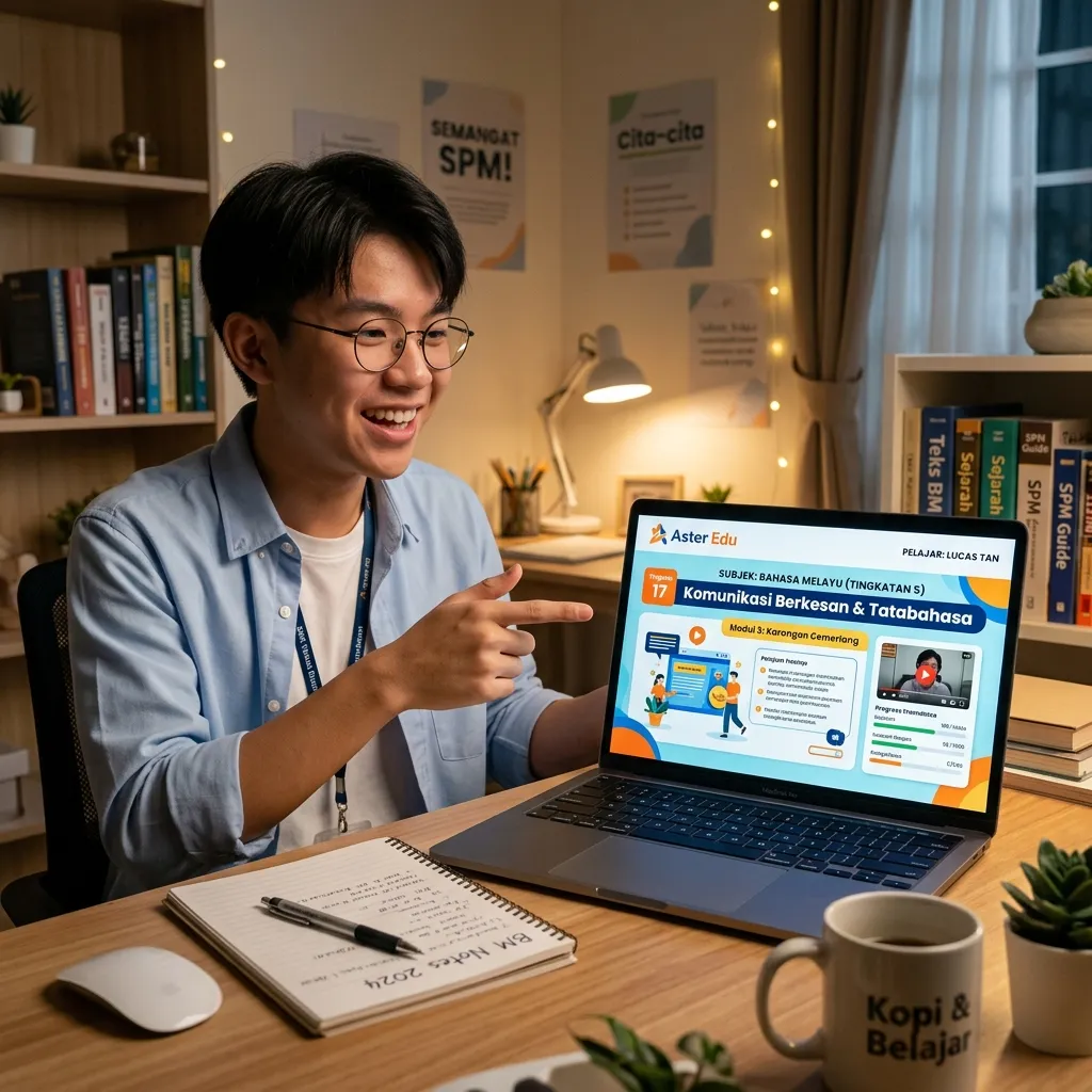 Belajar Online Bahasa Melayu Tingkatan 5 — Panduan Lengkap SPM