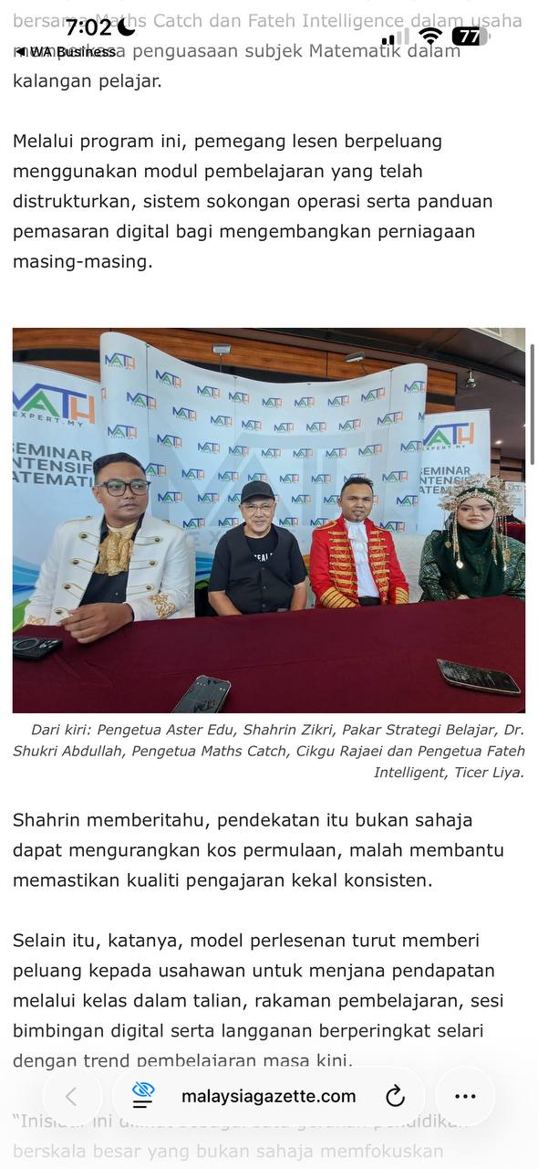 Sesi Seminar Math Expert